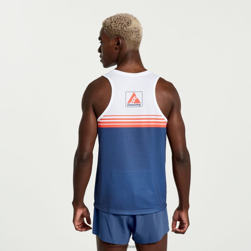 Saucony Boston Stopwatch Singlet TX0L64336 Boston 2023