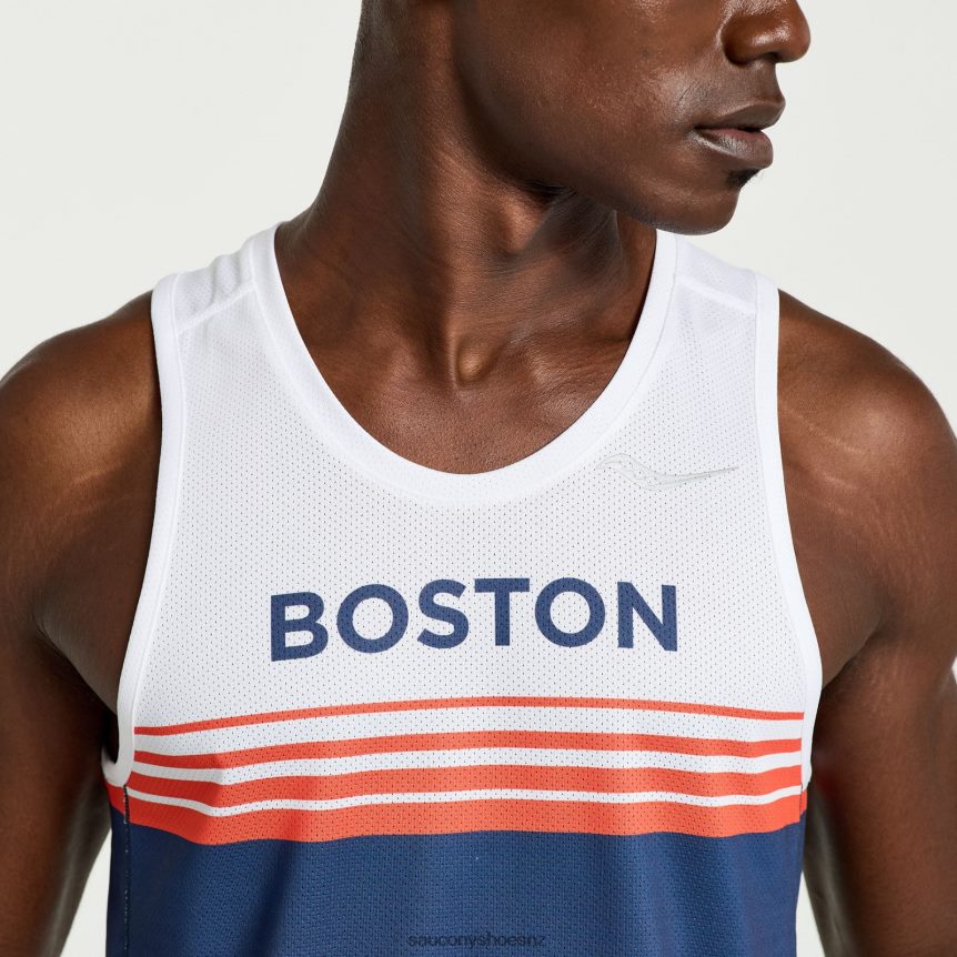 Saucony Boston Stopwatch Singlet TX0L64336 Boston 2023