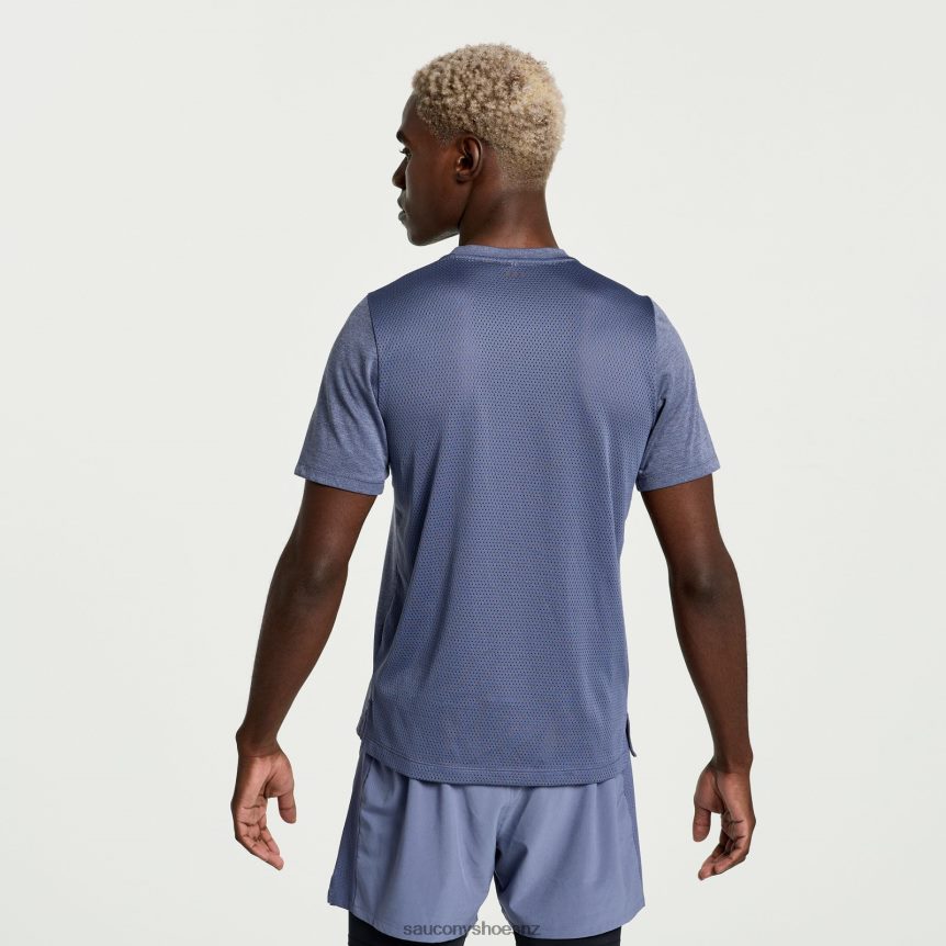 Saucony Elevate Short Sleeve TX0L64330 Horizon Heather