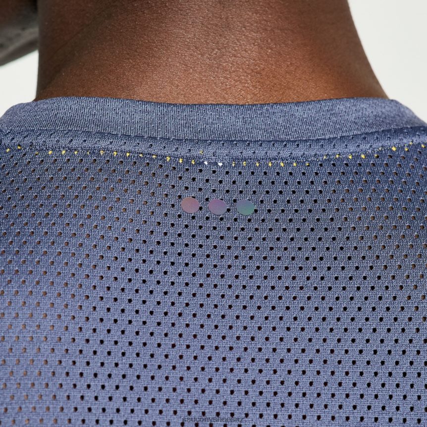 Saucony Elevate Short Sleeve TX0L64330 Horizon Heather