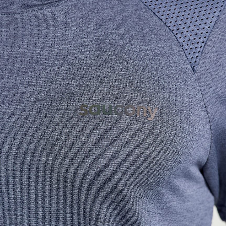 Saucony Elevate Short Sleeve TX0L64330 Horizon Heather