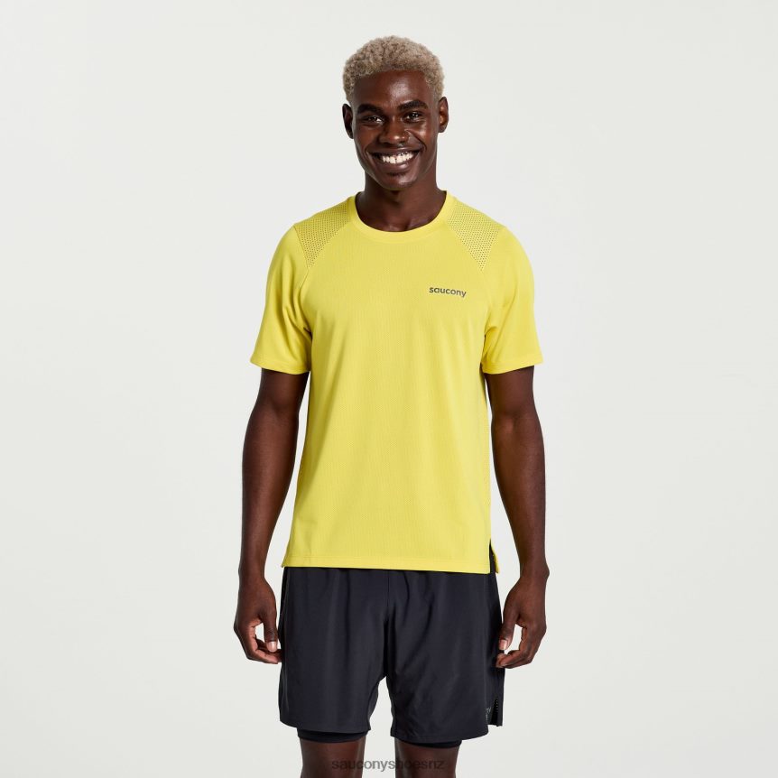Saucony Elevate Short Sleeve TX0L64331 Sulphur