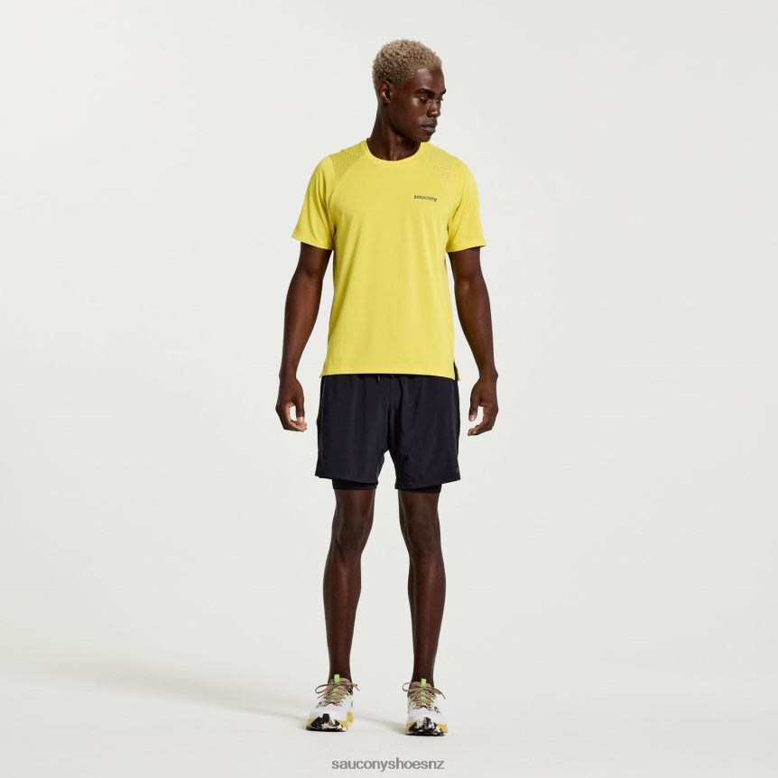 Saucony Elevate Short Sleeve TX0L64331 Sulphur