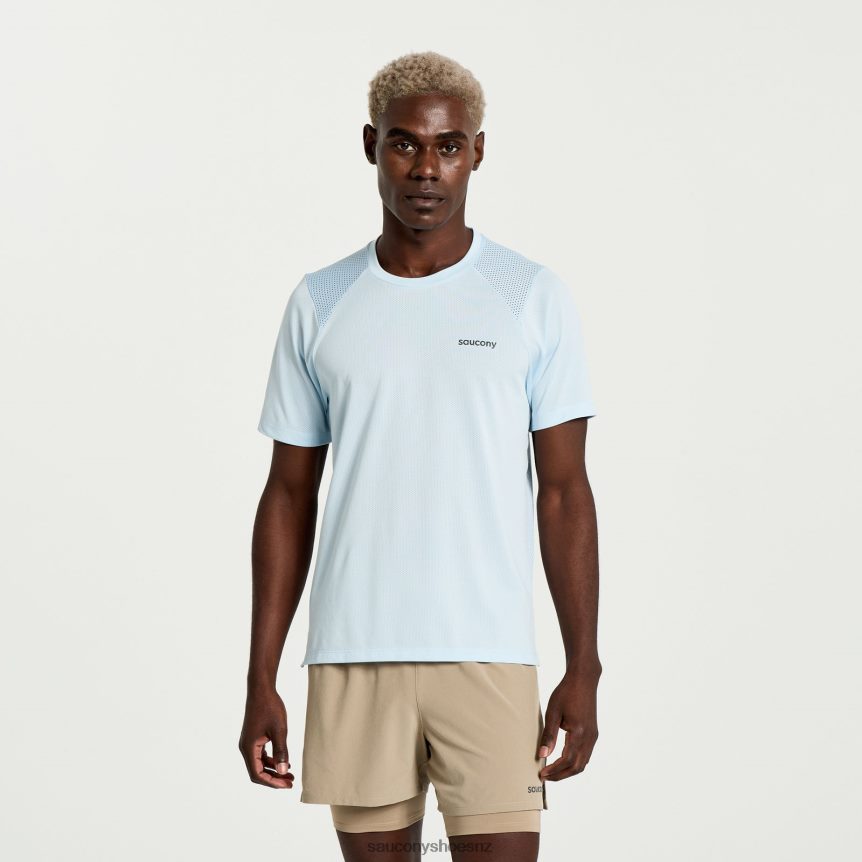 Saucony Elevate Short Sleeve TX0L64332 Vapor