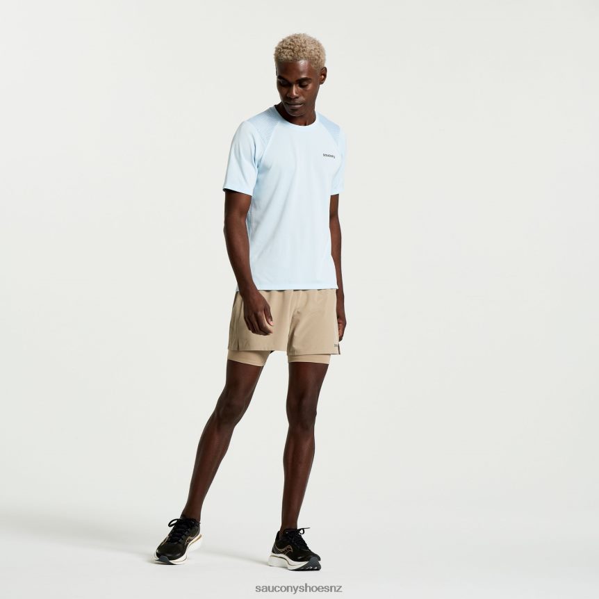 Saucony Elevate Short Sleeve TX0L64332 Vapor