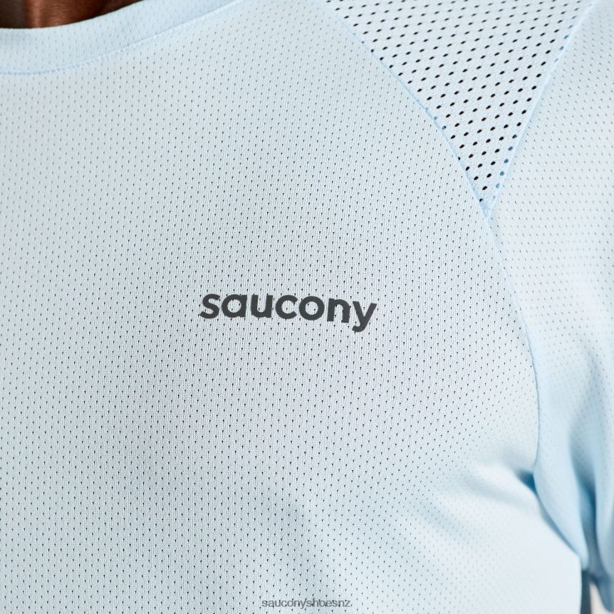 Saucony Elevate Short Sleeve TX0L64332 Vapor