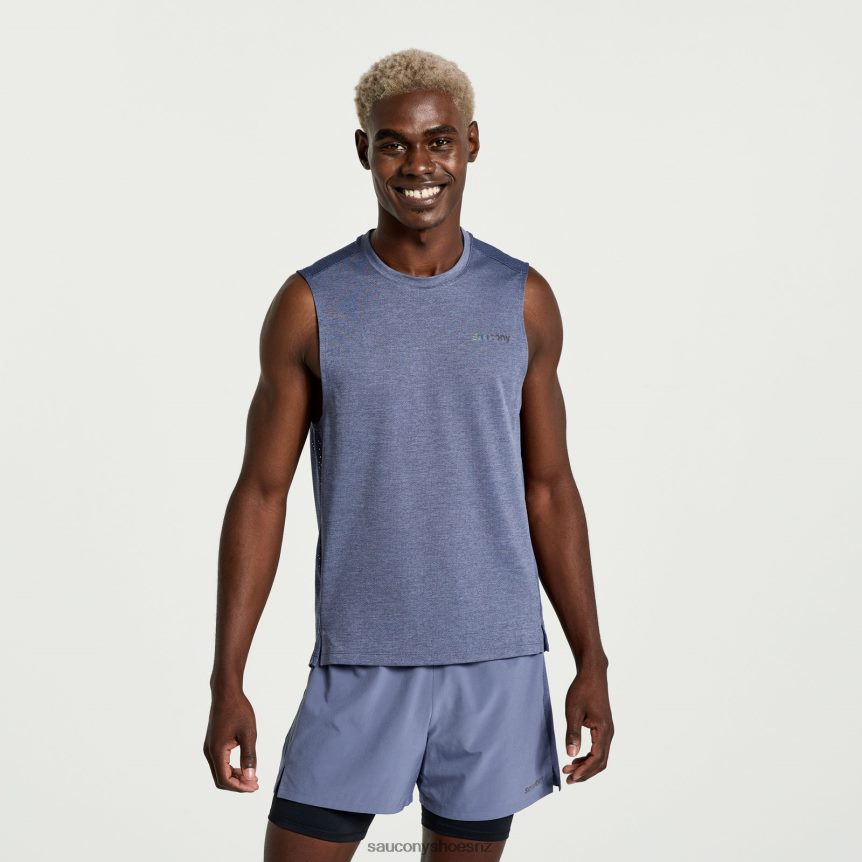 Saucony Elevate Sleeveless TX0L64316 Horizon Heather