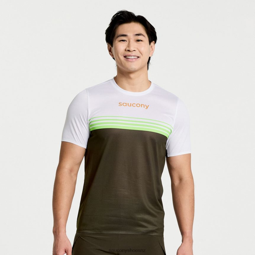Saucony Elite Short Sleeve TX0L64352 Umbra