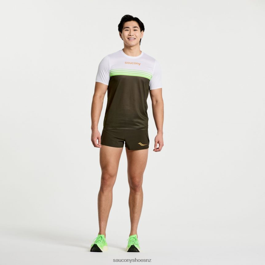 Saucony Elite Short Sleeve TX0L64352 Umbra