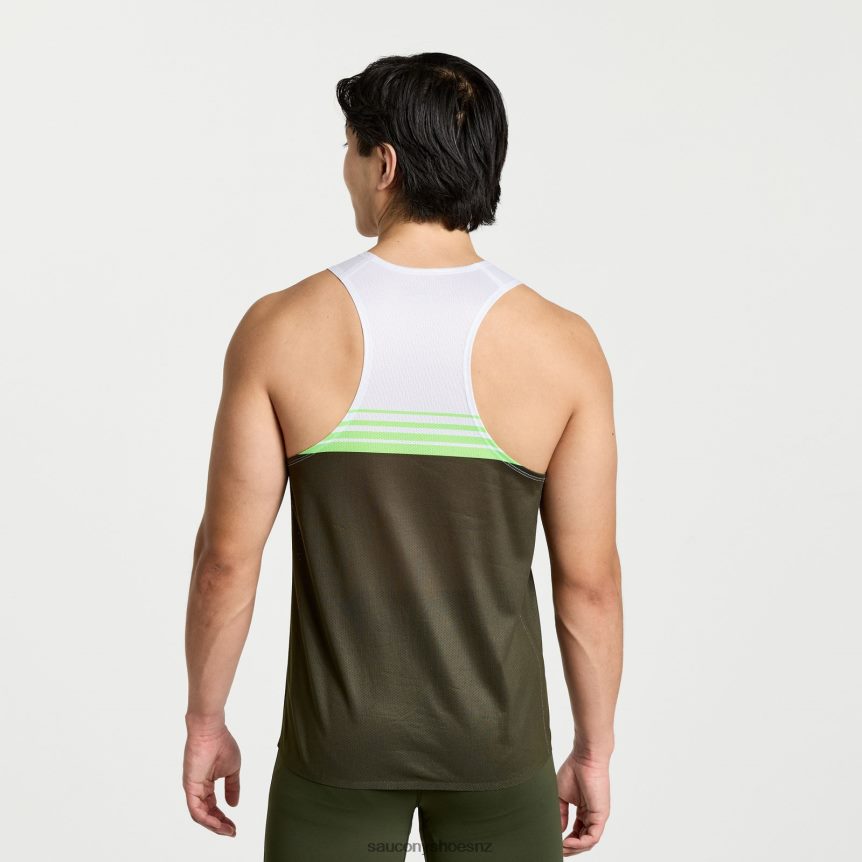 Saucony Elite Singlet TX0L64362 Umbra