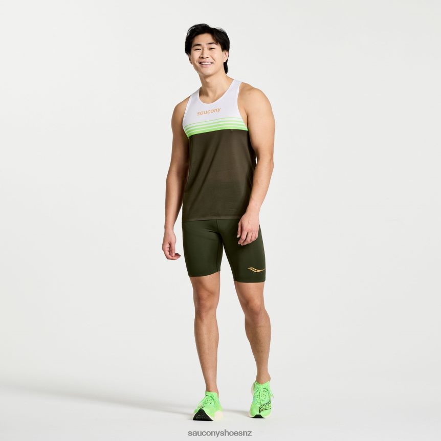 Saucony Elite Singlet TX0L64362 Umbra