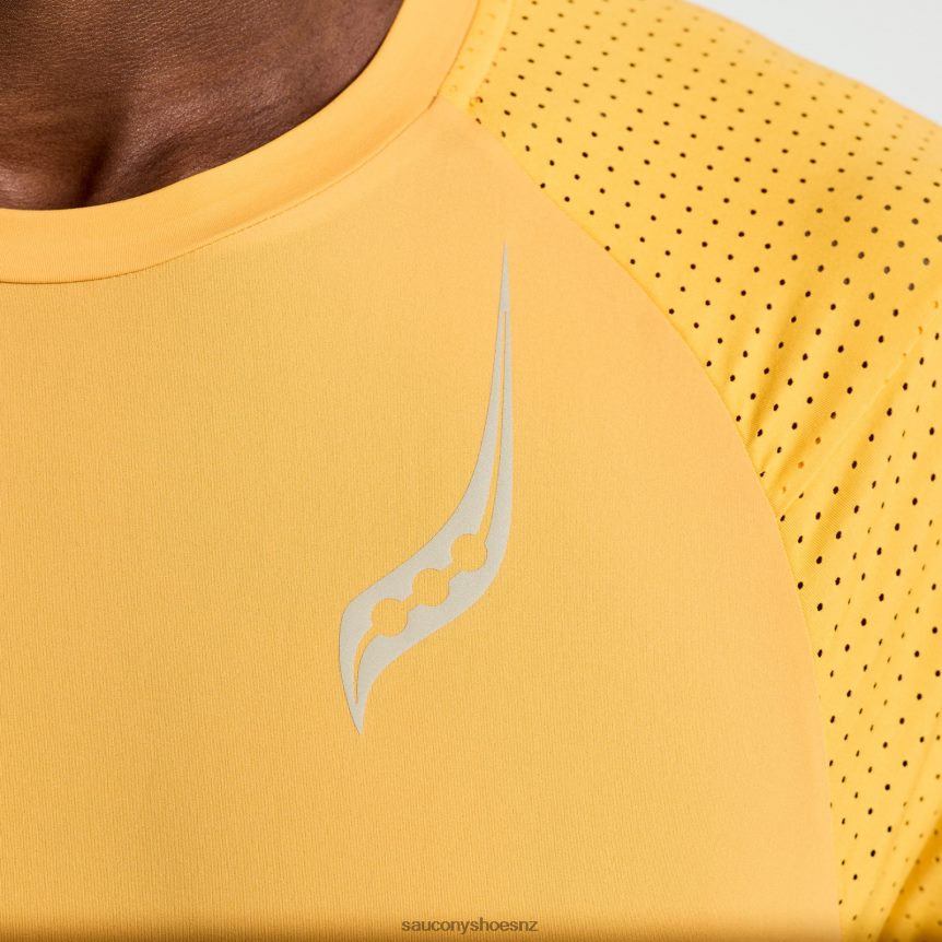 Saucony Pinnacle Short Sleeve TX0L64334 Blazing Orange
