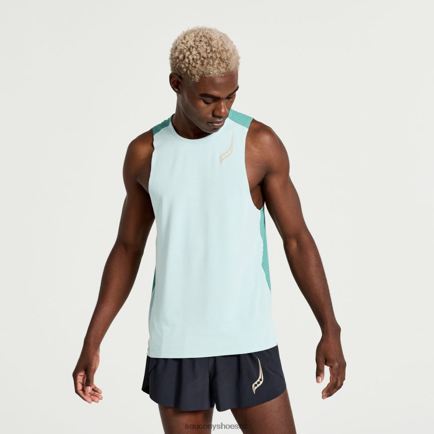 Saucony Pinnacle Sleeveless TX0L64369 Mineral