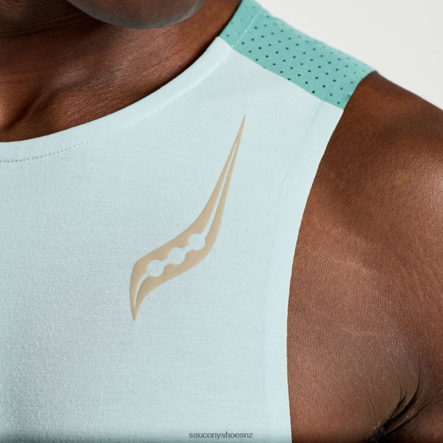 Saucony Pinnacle Sleeveless TX0L64369 Mineral