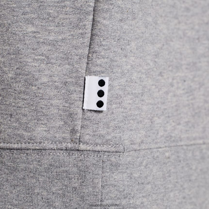 Saucony Rested Crewneck TX0L64370 Light Grey Heather Graphic