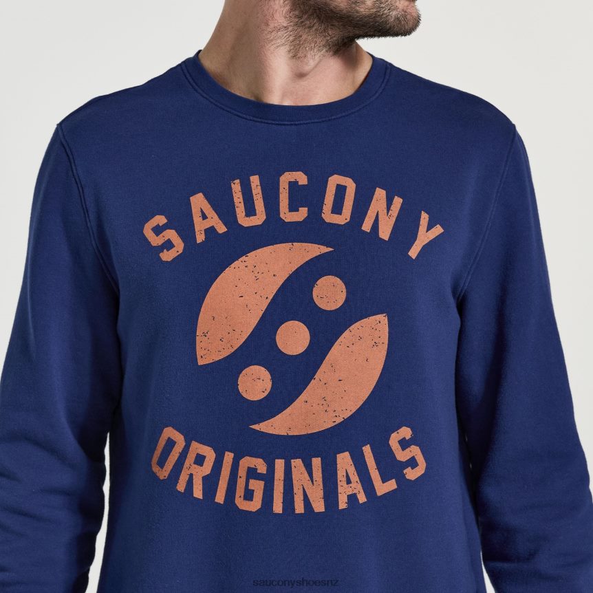 Saucony Rested Crewneck TX0L64376 Sodalite