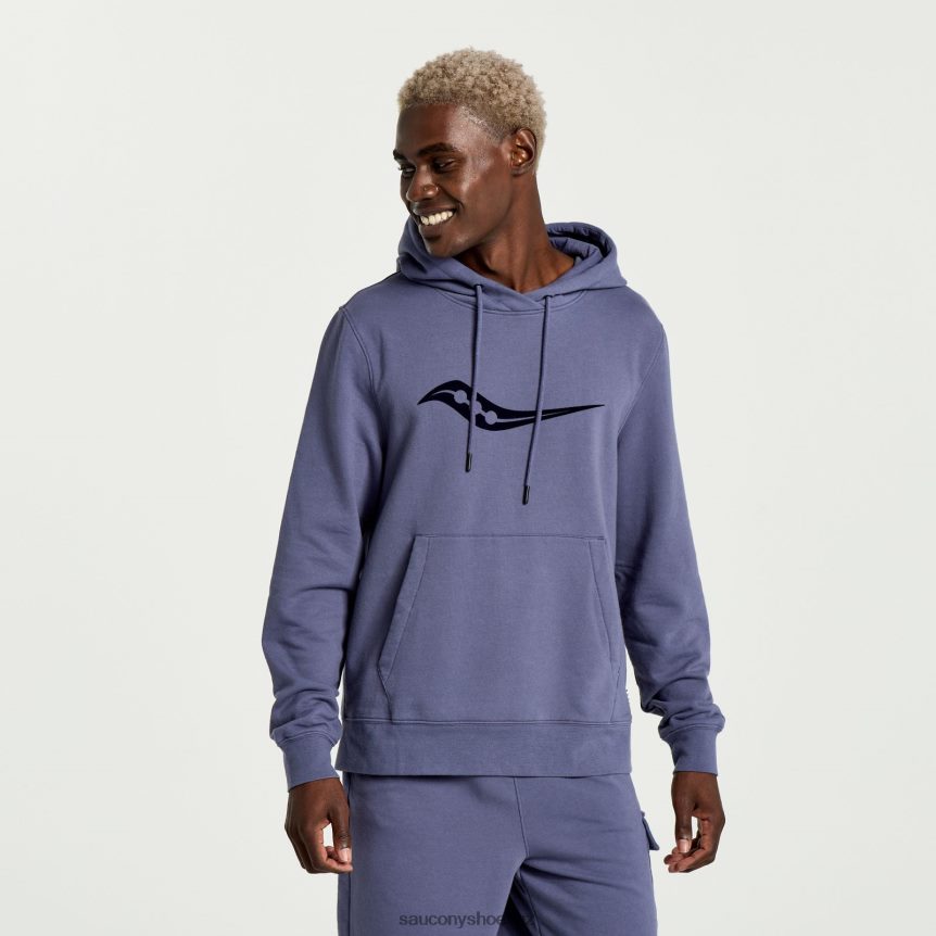 Saucony Rested Hoodie TX0L64383 Horizon Heather Graphic