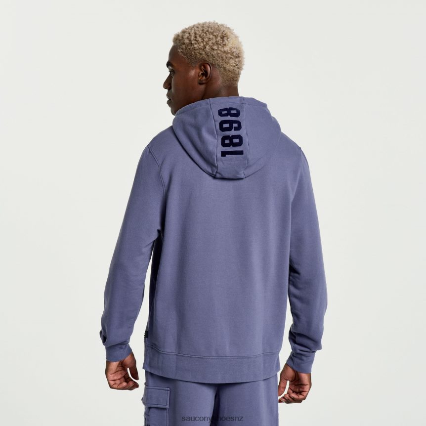 Saucony Rested Hoodie TX0L64383 Horizon Heather Graphic