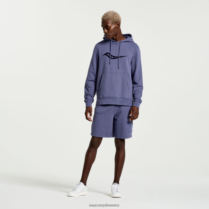 Saucony Rested Hoodie TX0L64383 Horizon Heather Graphic