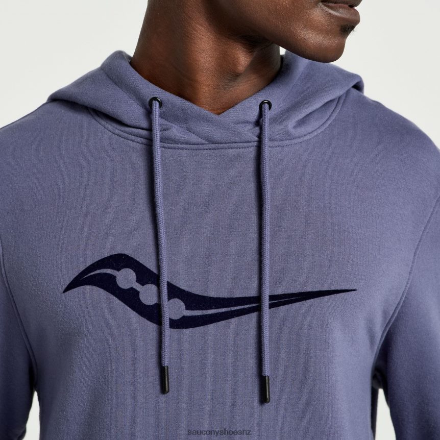 Saucony Rested Hoodie TX0L64383 Horizon Heather Graphic