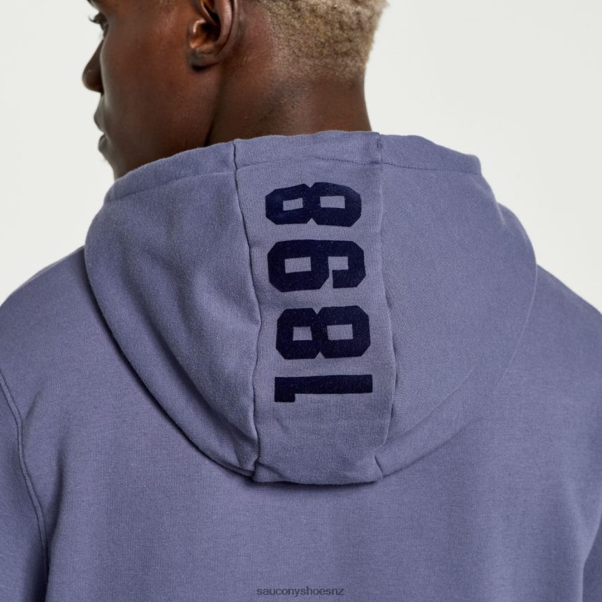 Saucony Rested Hoodie TX0L64383 Horizon Heather Graphic