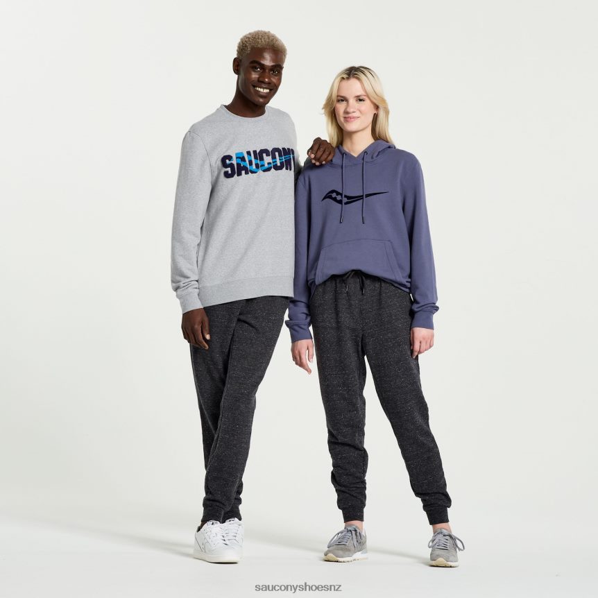 Saucony Rested Hoodie TX0L64383 Horizon Heather Graphic