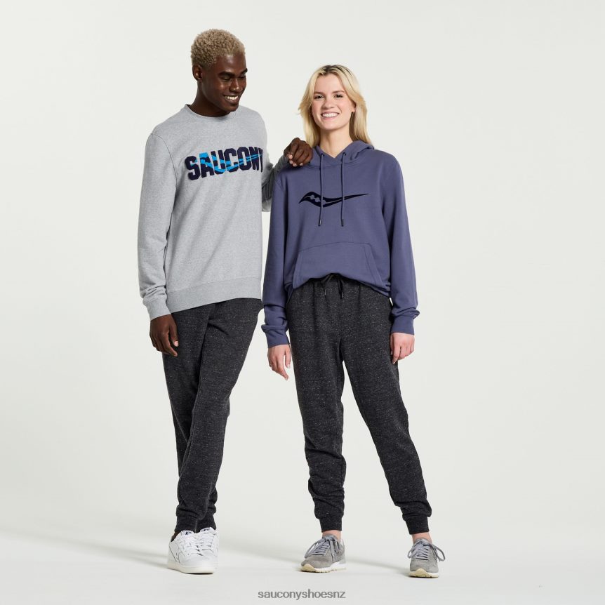 Saucony Rested Hoodie TX0L64383 Horizon Heather Graphic