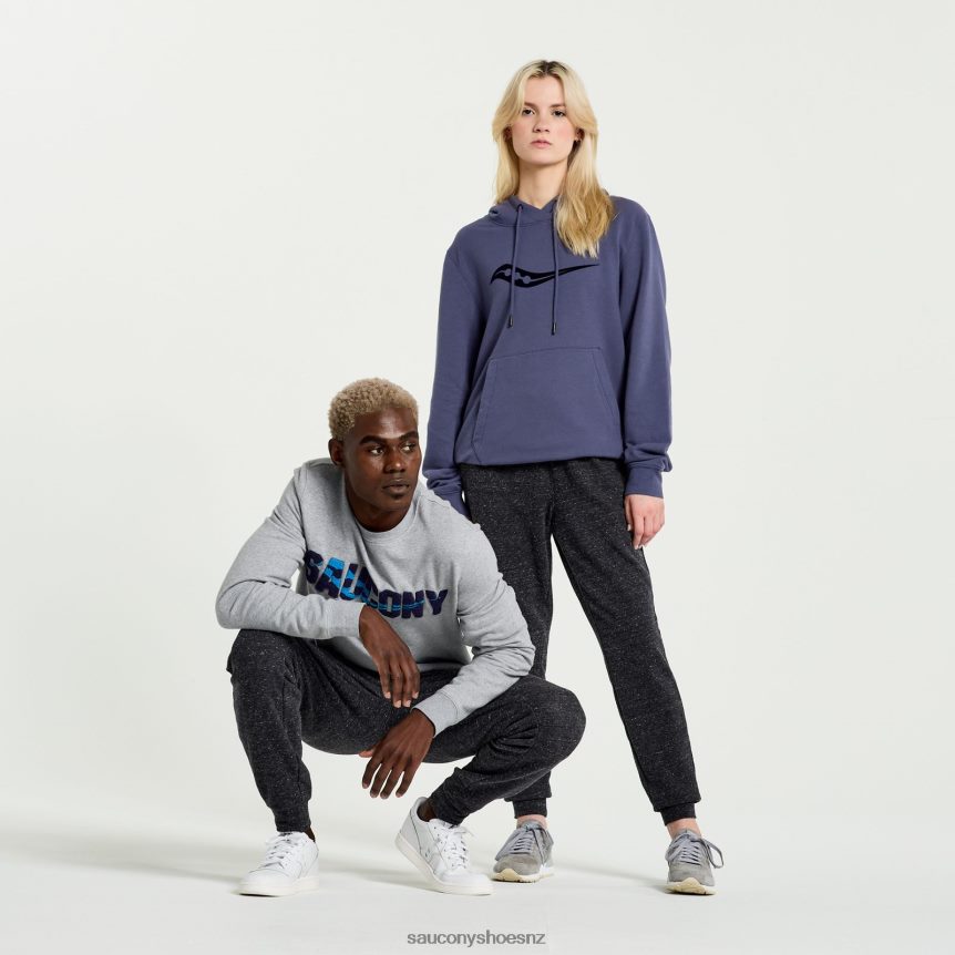 Saucony Rested Hoodie TX0L64383 Horizon Heather Graphic