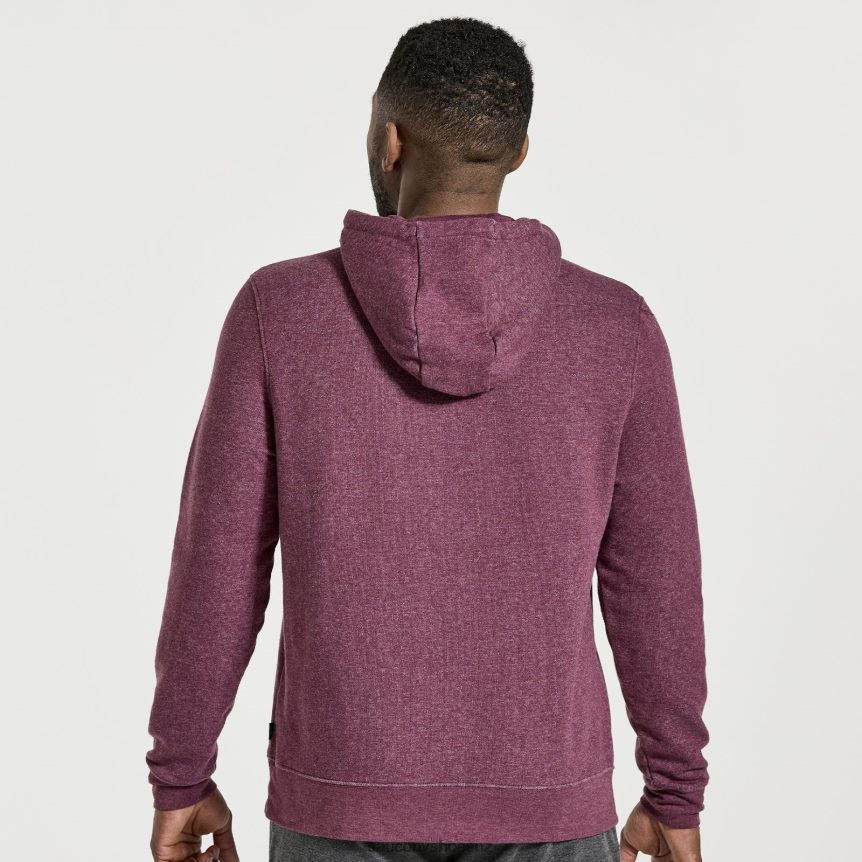 Saucony Rested Hoodie TX0L64388 Stone Heather