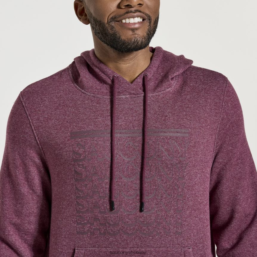 Saucony Rested Hoodie TX0L64388 Stone Heather