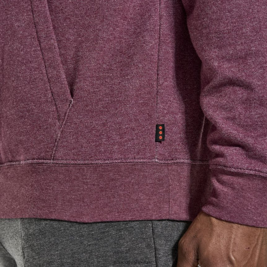 Saucony Rested Hoodie TX0L64388 Stone Heather