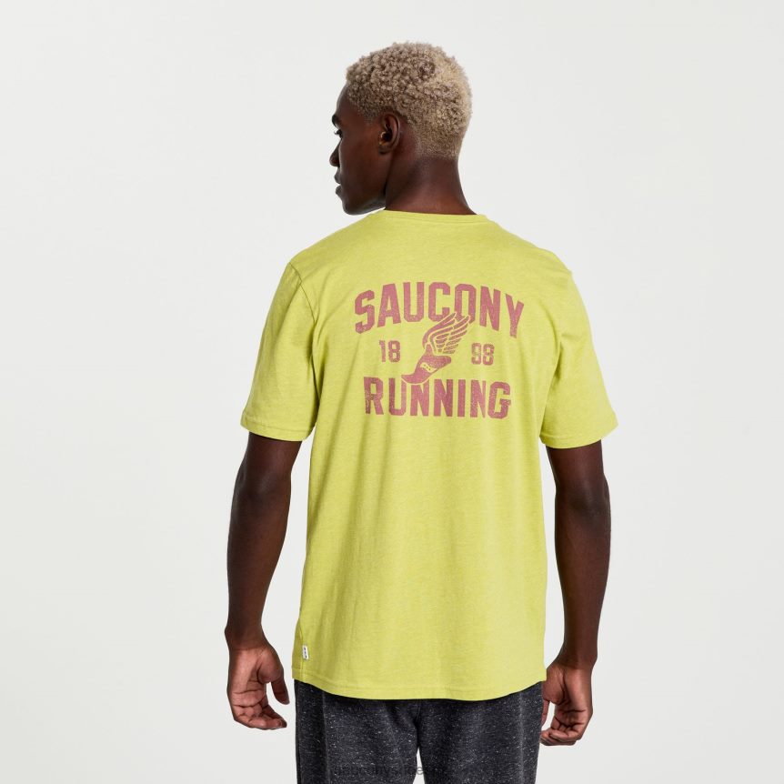 Saucony Rested T-Shirt TX0L64355 Arroyo Heather Graphic