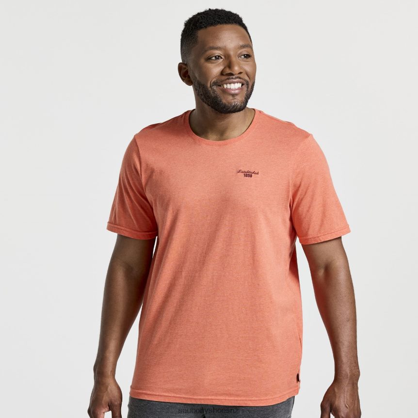 Saucony Rested T-Shirt TX0L64356 Ember Heather
