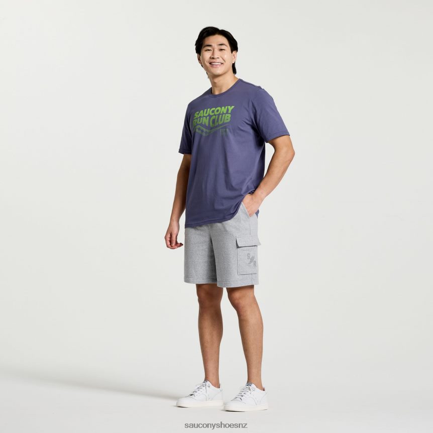 Saucony Rested T-Shirt TX0L64357 Horizon Heather Graphic