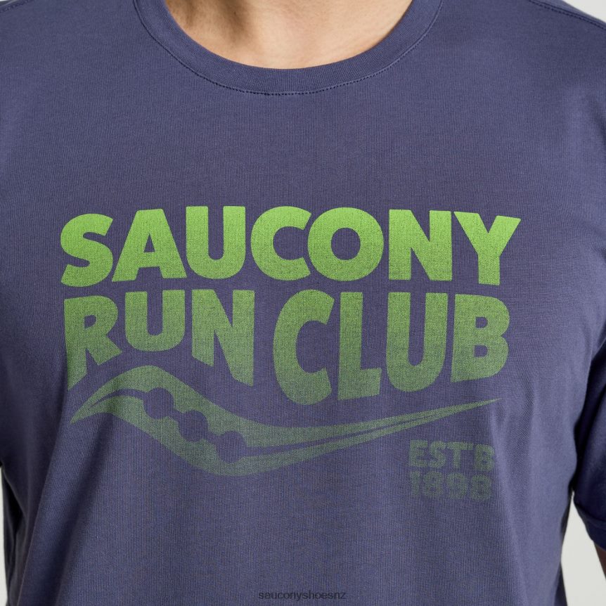 Saucony Rested T-Shirt TX0L64357 Horizon Heather Graphic