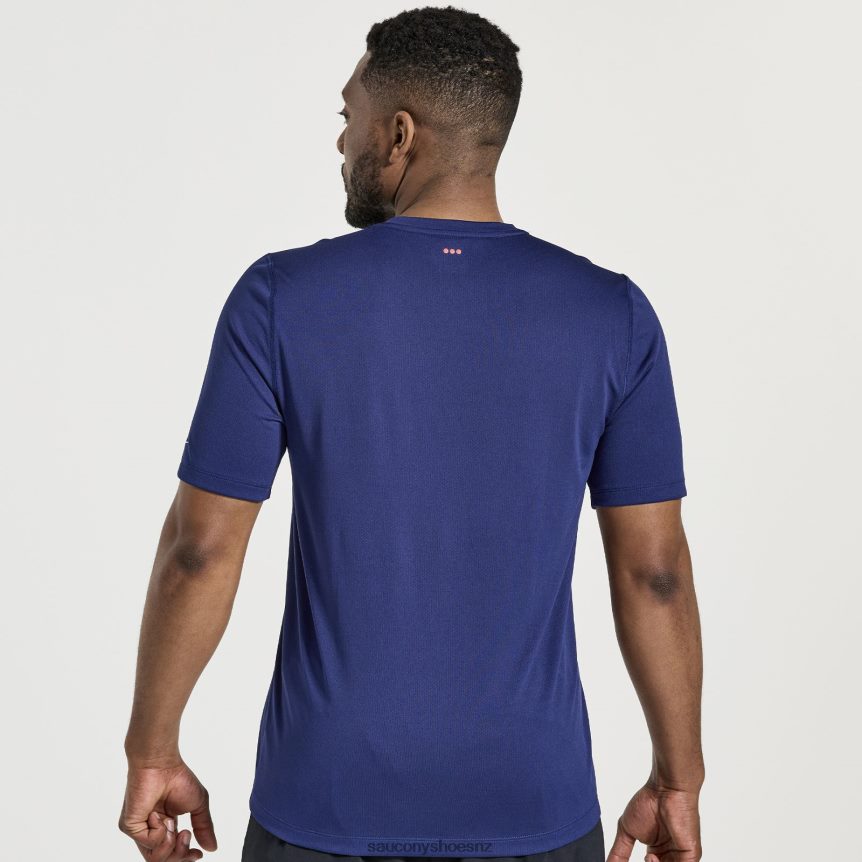 Saucony Stopwatch Graphic Short Sleeve TX0L64347 Sodalite Graphic