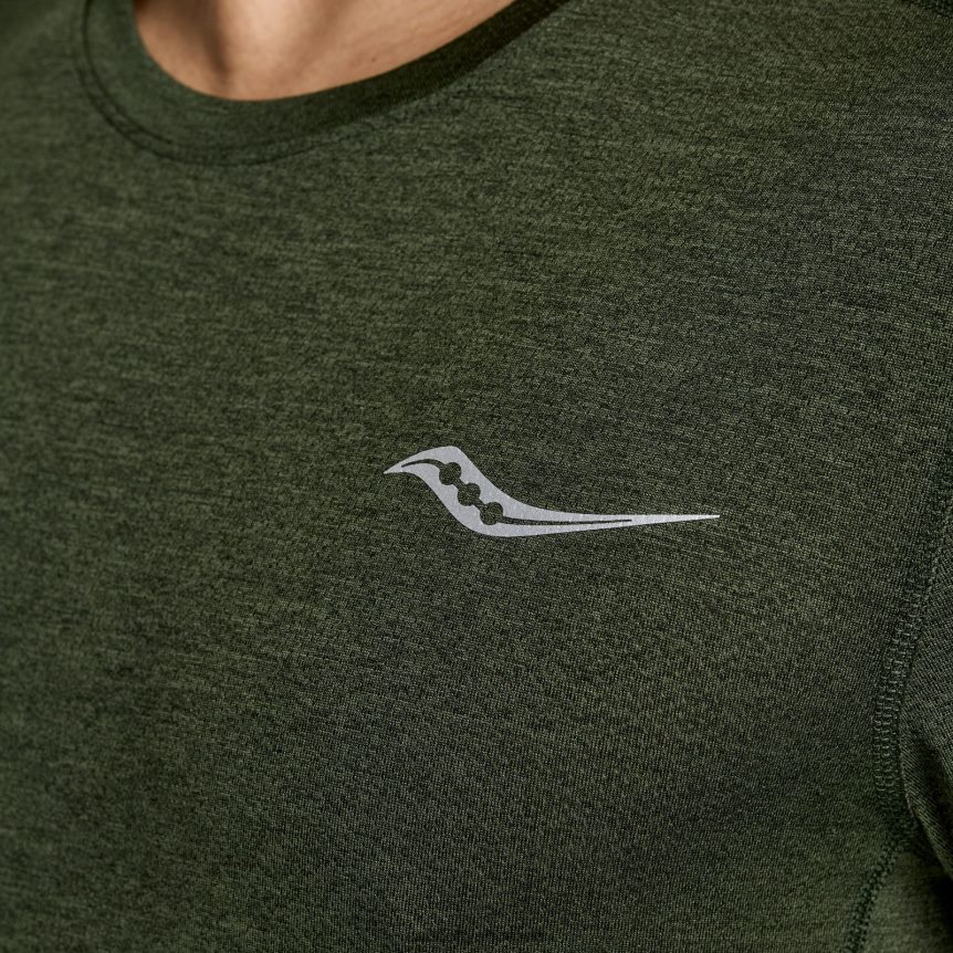 Saucony Stopwatch Long Sleeve TX0L64338 Climbing Ivy Heather