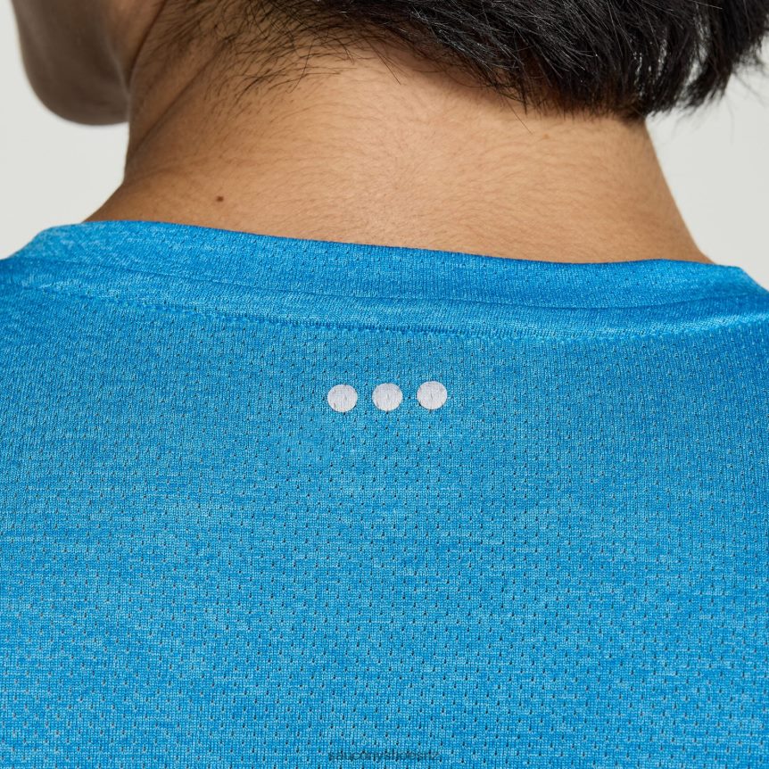 Saucony Stopwatch Long Sleeve TX0L64339 Azure Heather