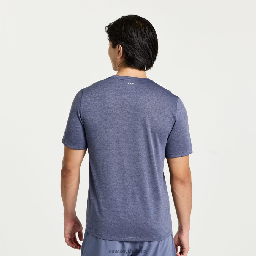 Saucony Stopwatch Short Sleeve TX0L64323 Horizon Heather