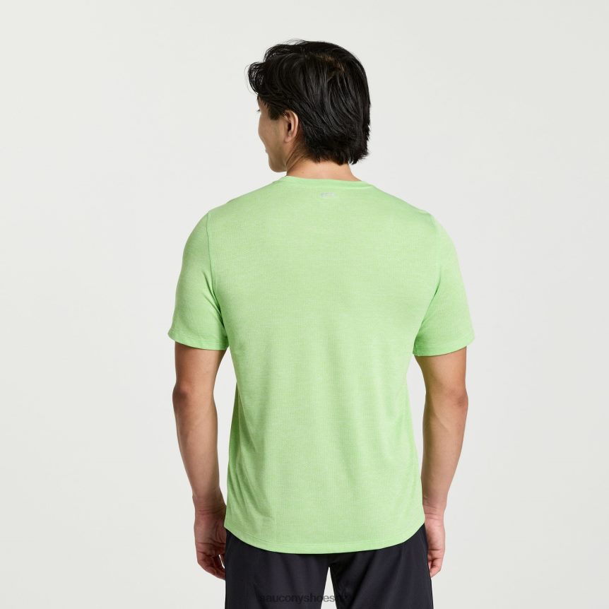 Saucony Stopwatch Short Sleeve TX0L64324 Invader Heather