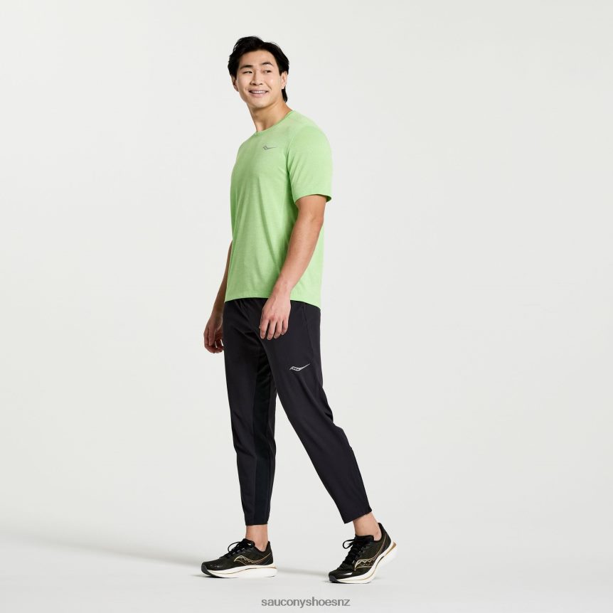 Saucony Stopwatch Short Sleeve TX0L64324 Invader Heather