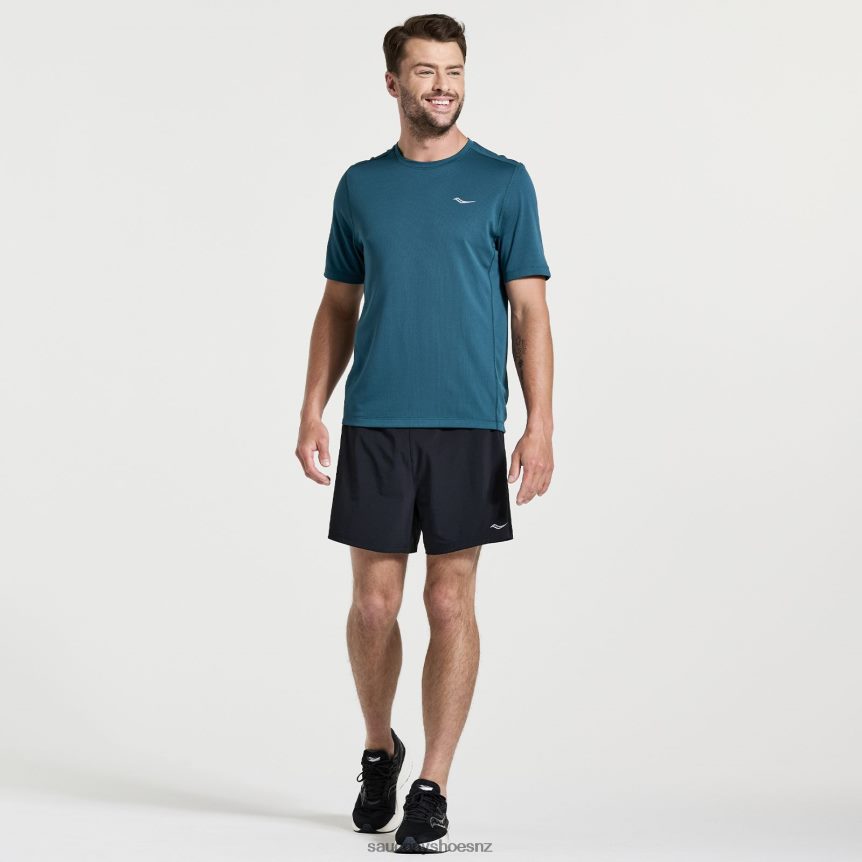 Saucony Stopwatch Short Sleeve TX0L64325 Lagoon