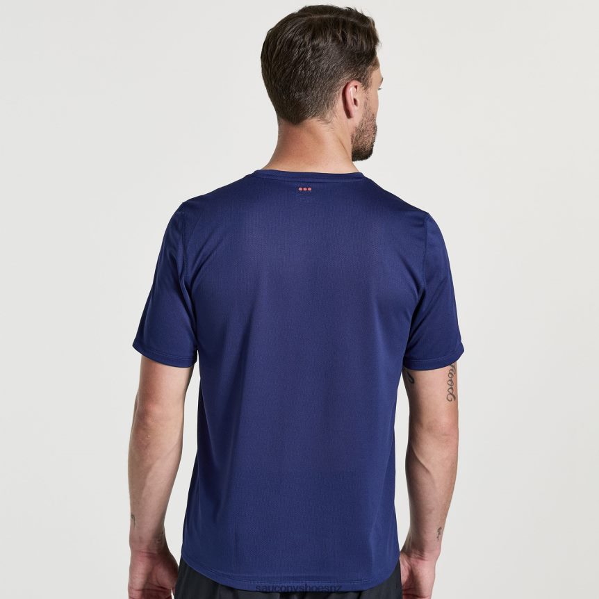 Saucony Stopwatch Short Sleeve TX0L64327 Sodalite