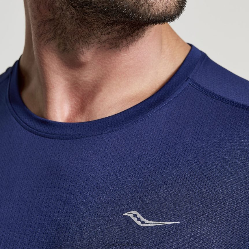 Saucony Stopwatch Short Sleeve TX0L64327 Sodalite