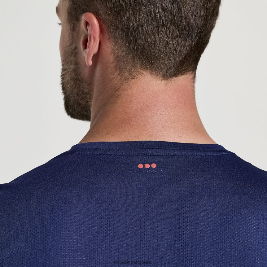Saucony Stopwatch Short Sleeve TX0L64327 Sodalite