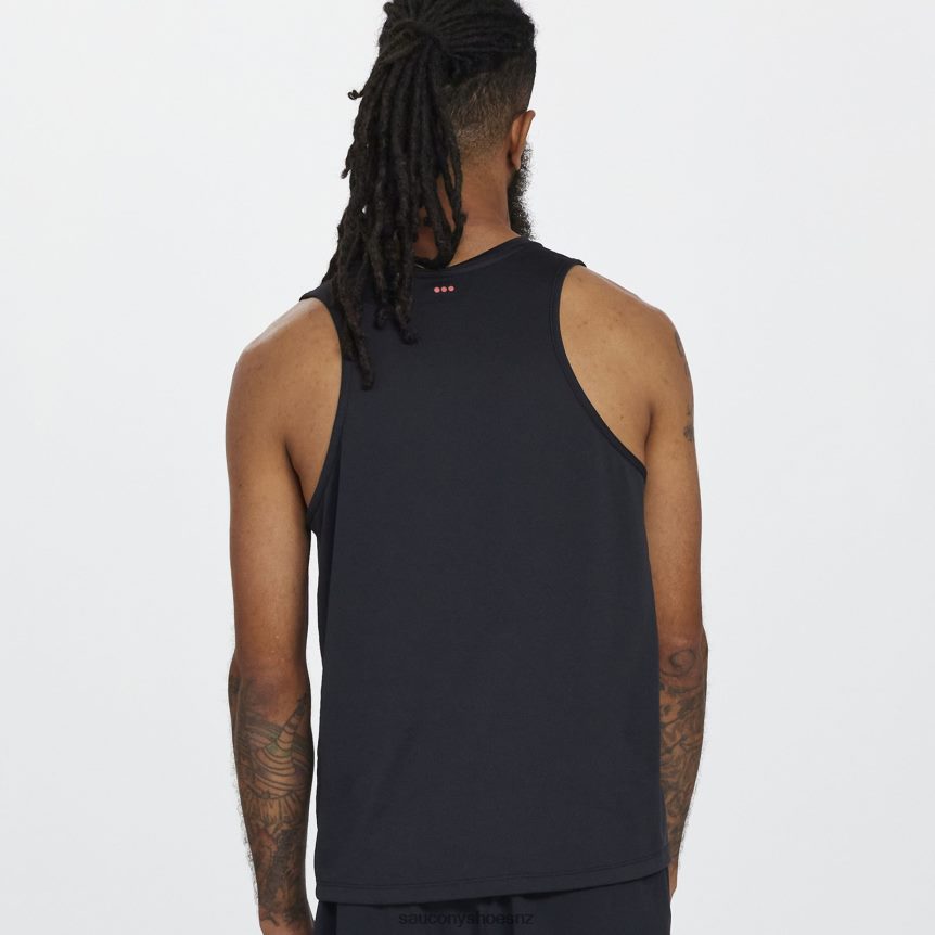Saucony Stopwatch Singlet TX0L64303 Black