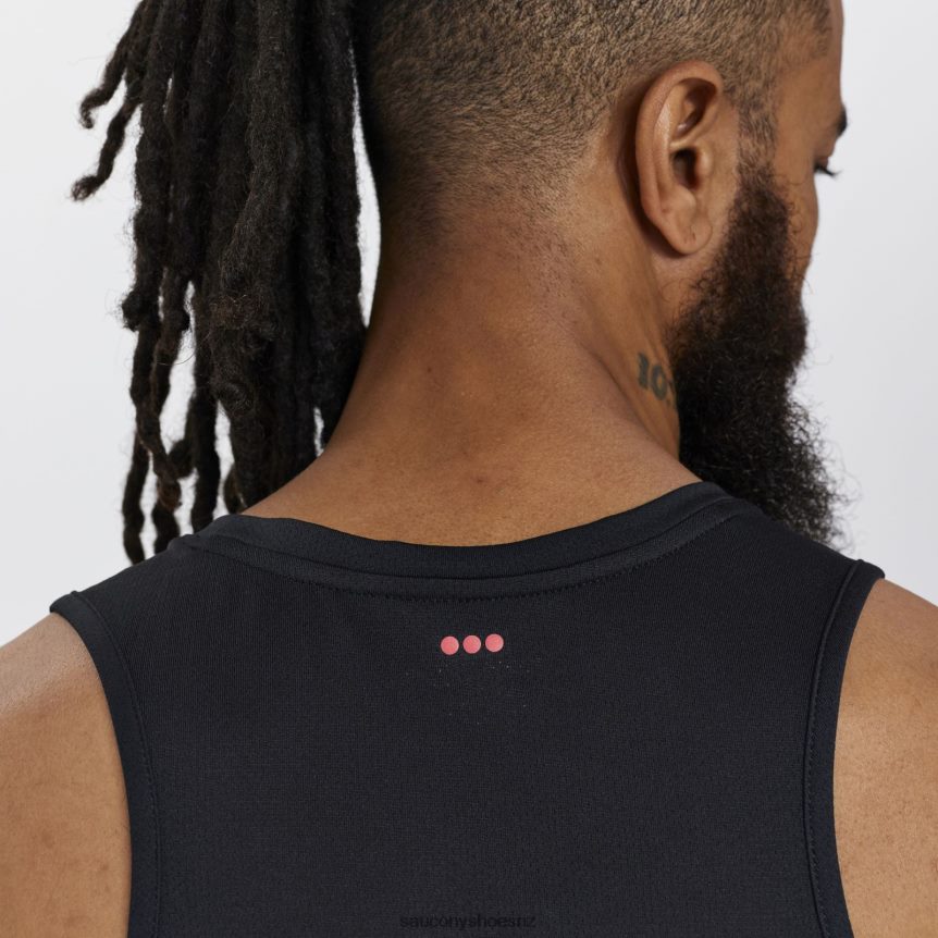 Saucony Stopwatch Singlet TX0L64303 Black