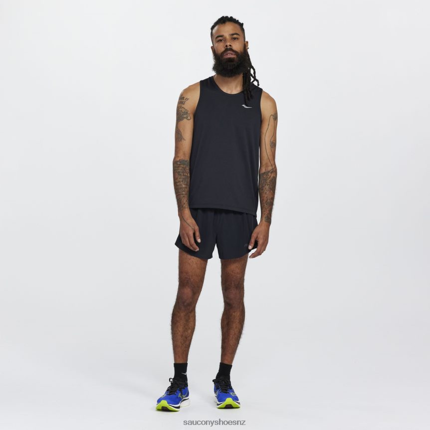 Saucony Stopwatch Singlet TX0L64303 Black