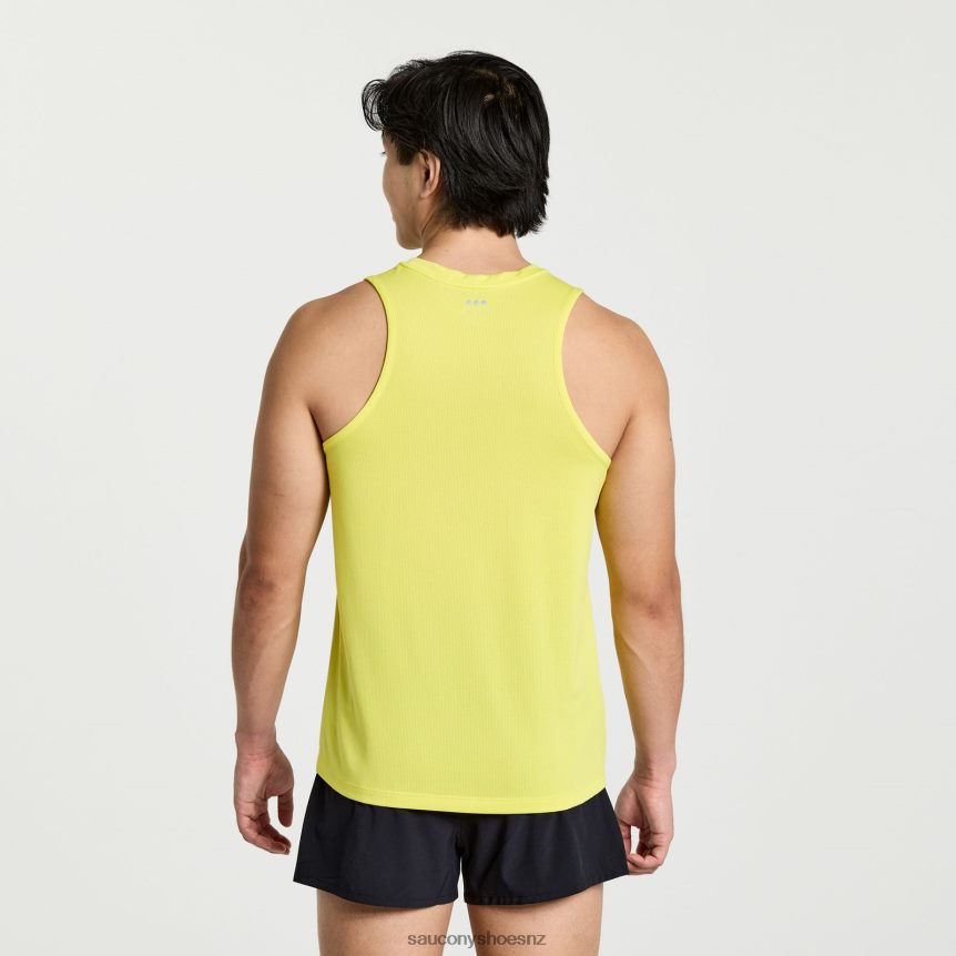 Saucony Stopwatch Singlet TX0L64304 Citron