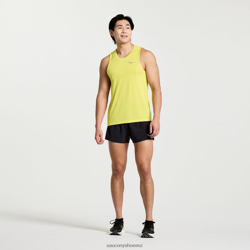 Saucony Stopwatch Singlet TX0L64304 Citron